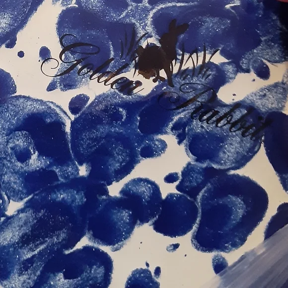 Golden Rabbit Enamel Ware Cobalt Swirl Mini-Dutch Oven - Picture 4 of 6